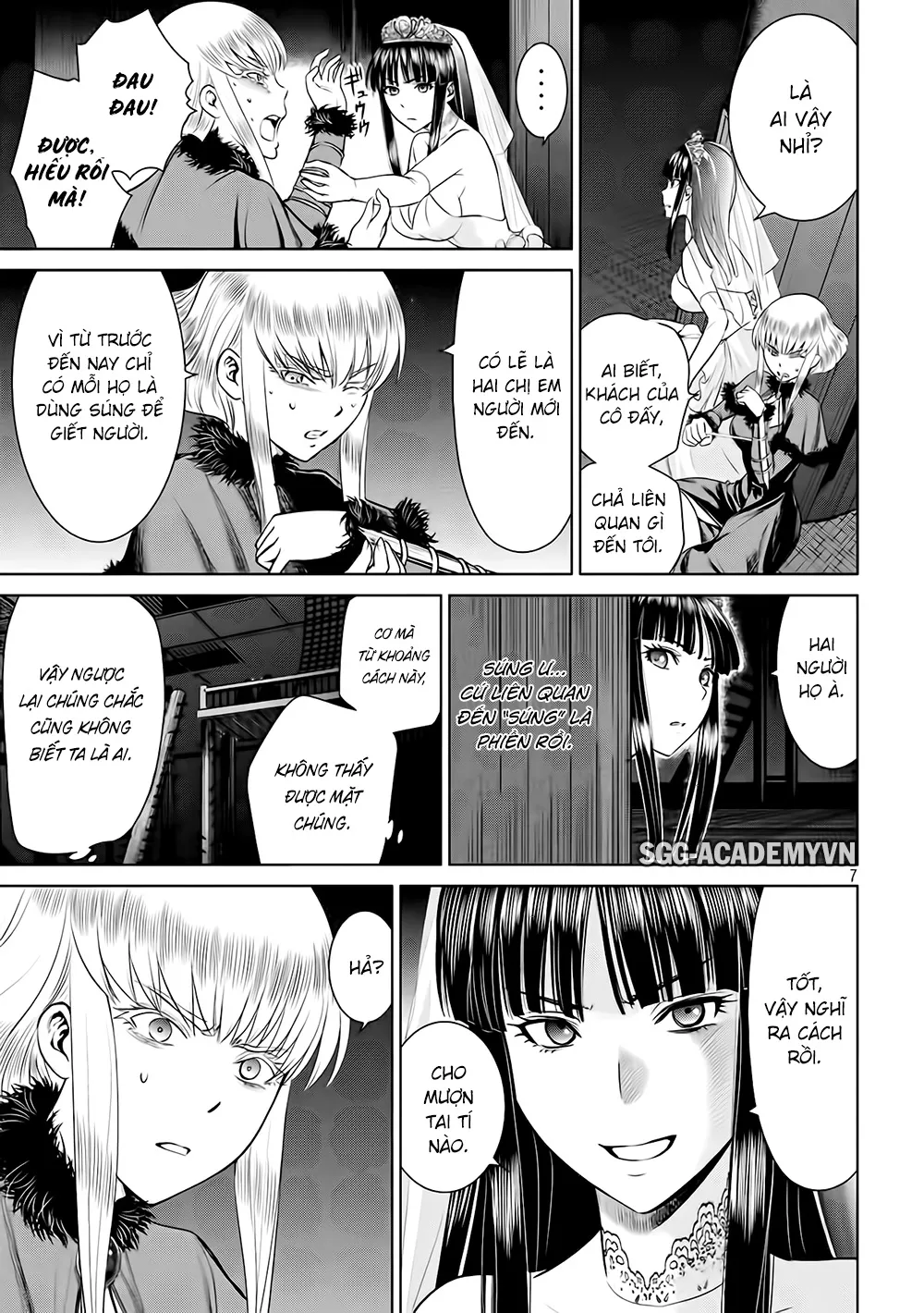 HentaiVN.net - Ảnh 10 - Satanophany - Chap 23: Cò súng nhắm đến của chị em sát thủ Doujima