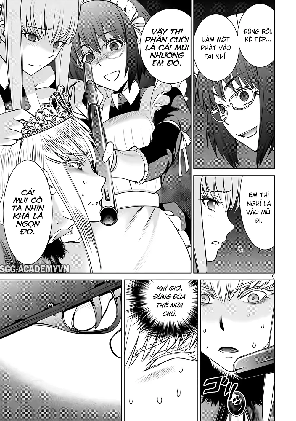 HentaiVN.net - Ảnh 22 - Satanophany - Chap 23: Cò súng nhắm đến của chị em sát thủ Doujima