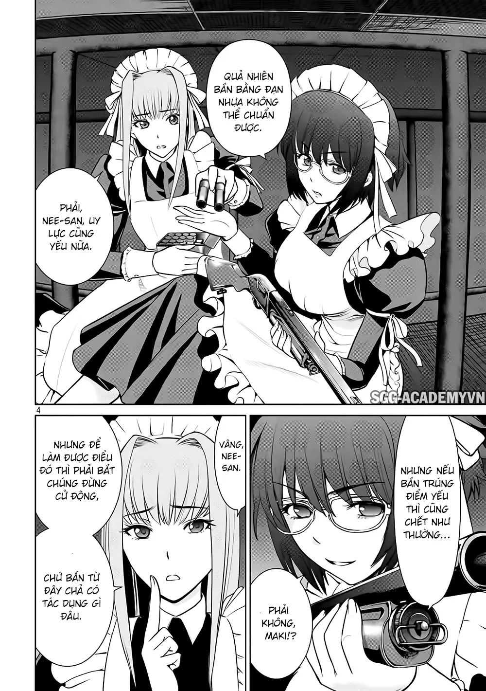 HentaiVN.net - Ảnh 7 - Satanophany - Chap 23: Cò súng nhắm đến của chị em sát thủ Doujima