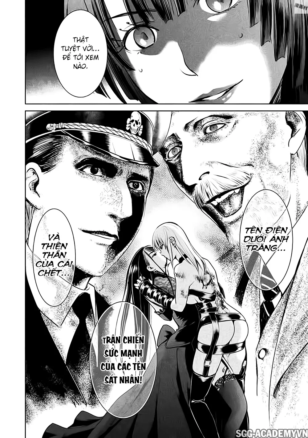 HentaiVN.net - Ảnh 18 - Satanophany - Chap 27: Tên điên dưới ánh trăng & Thiên thần của cái chết