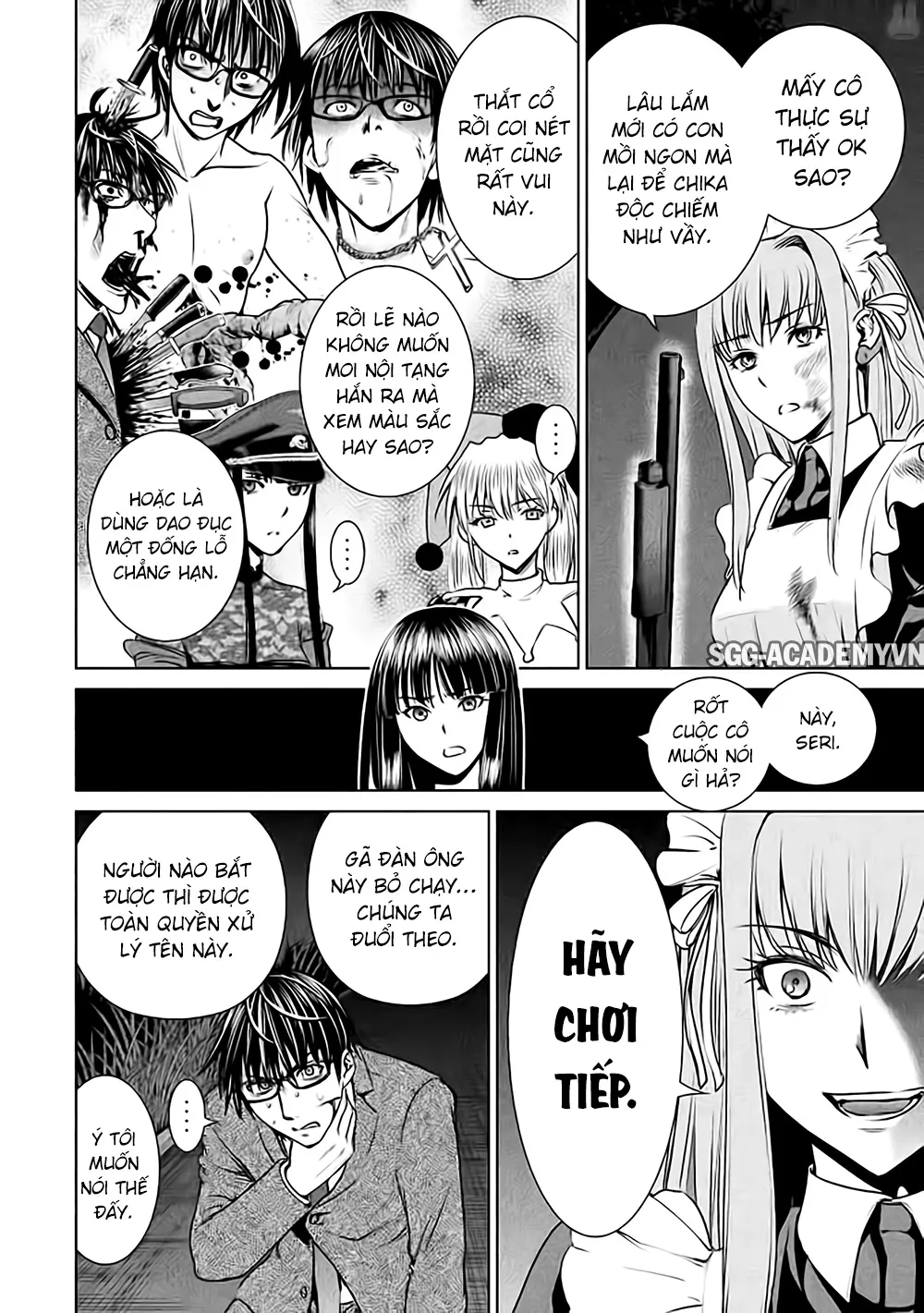 HentaiVN.net - Ảnh 6 - Satanophany - Chap 30: Trò chơi đuổi bắt