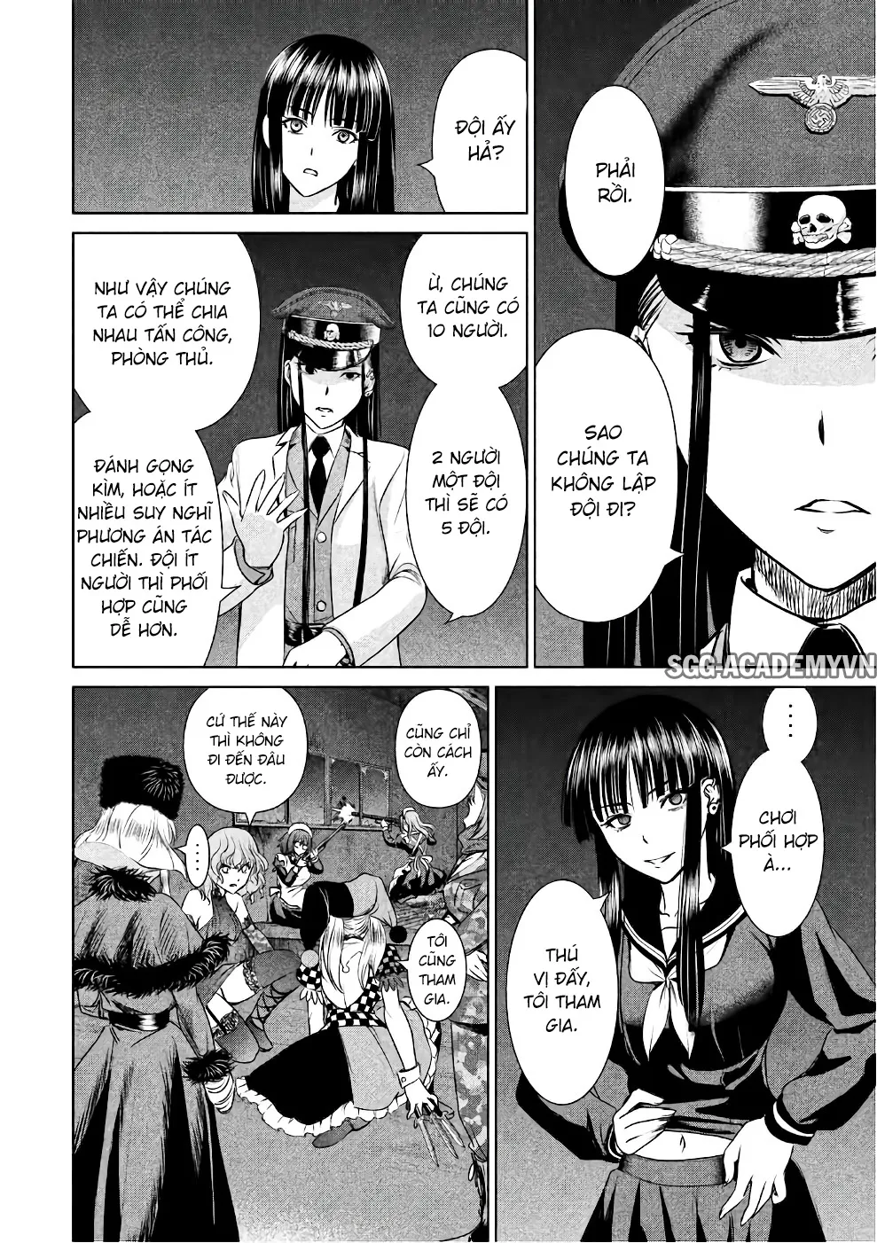 HentaiVN.net - Ảnh 15 - Satanophany - Chap 37: Ban đêm lập đội