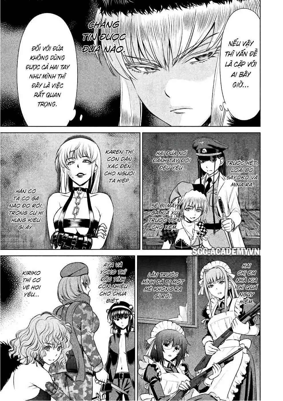 HentaiVN.net - Ảnh 16 - Satanophany - Chap 37: Ban đêm lập đội