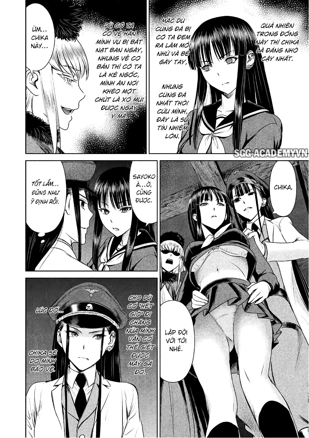HentaiVN.net - Ảnh 17 - Satanophany - Chap 37: Ban đêm lập đội