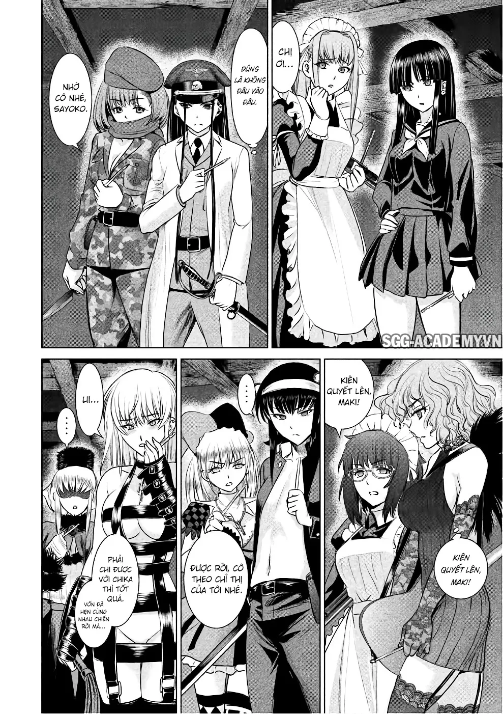 HentaiVN.net - Ảnh 19 - Satanophany - Chap 37: Ban đêm lập đội
