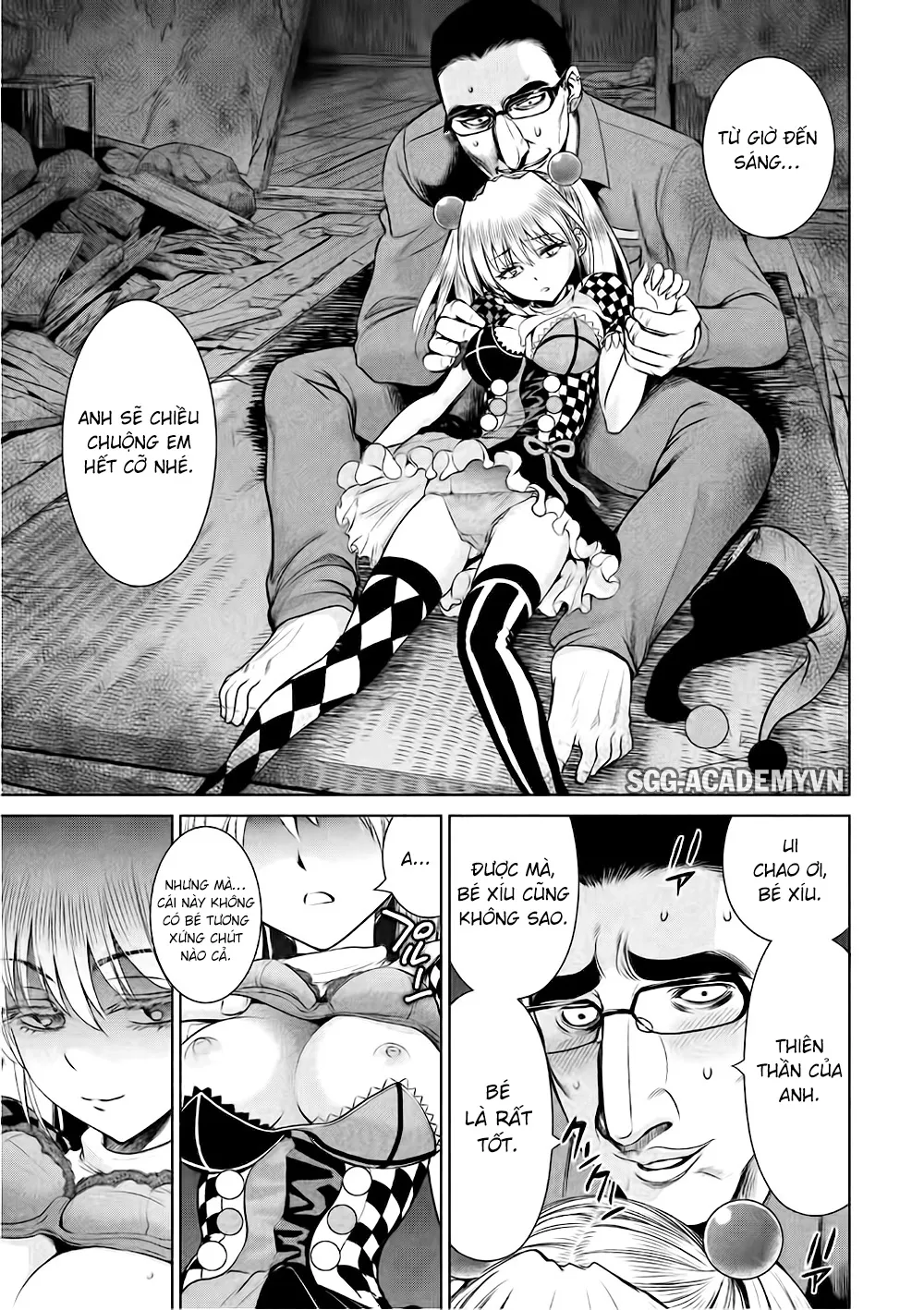 HentaiVN.net - Ảnh 12 - Satanophany - Chap 41: Chịu đựng một giờ