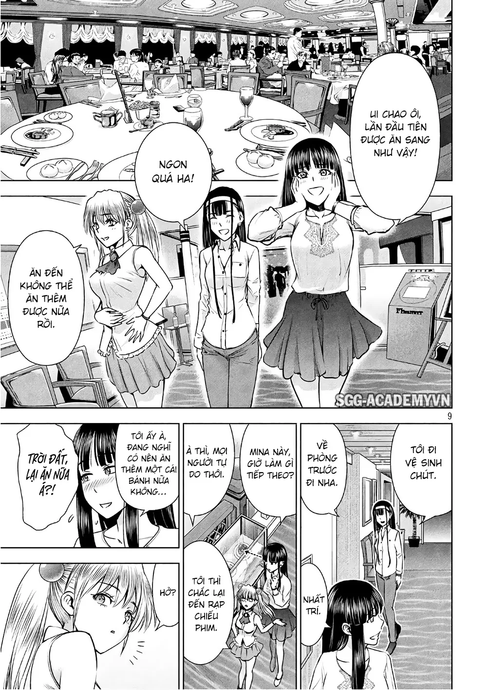 HentaiVN.net - Ảnh 11 - Satanophany - Chap 57: Lễ chúc mừng trên thuyền