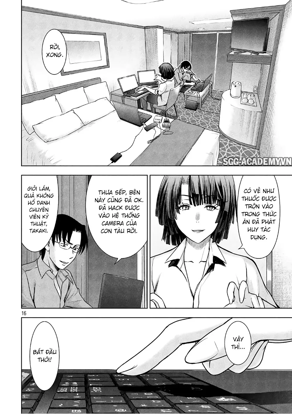 HentaiVN.net - Ảnh 18 - Satanophany - Chap 57: Lễ chúc mừng trên thuyền