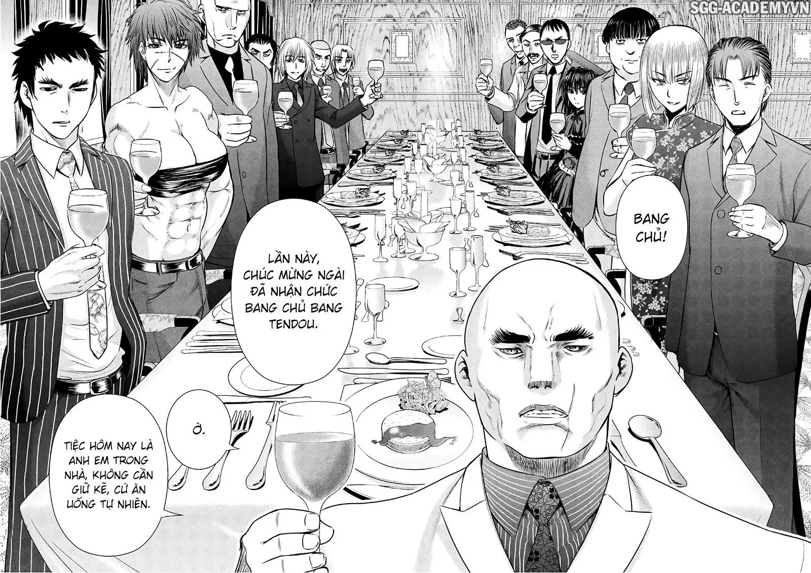 HentaiVN.net - Ảnh 5 - Satanophany - Chap 57: Lễ chúc mừng trên thuyền