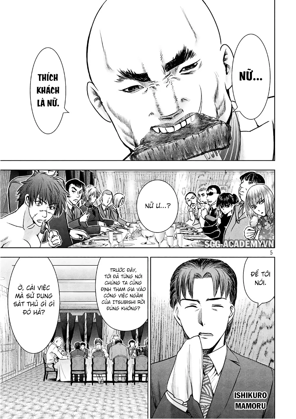 HentaiVN.net - Ảnh 7 - Satanophany - Chap 57: Lễ chúc mừng trên thuyền