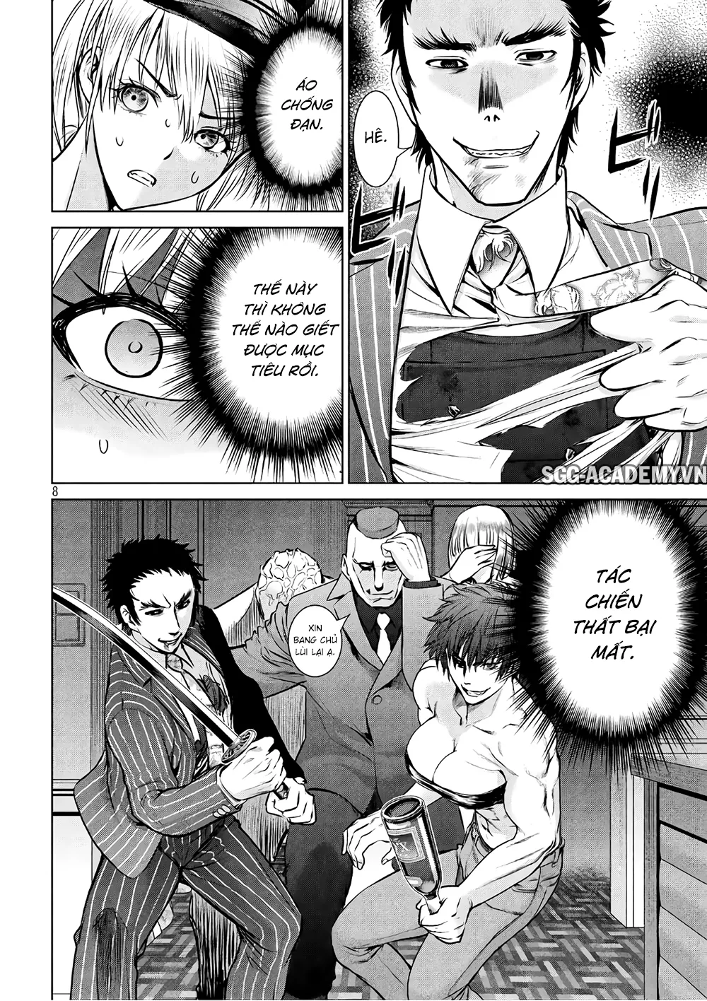 HentaiVN.net - Ảnh 10 - Satanophany - Chap 63: Tam kiệt của bang Tendo