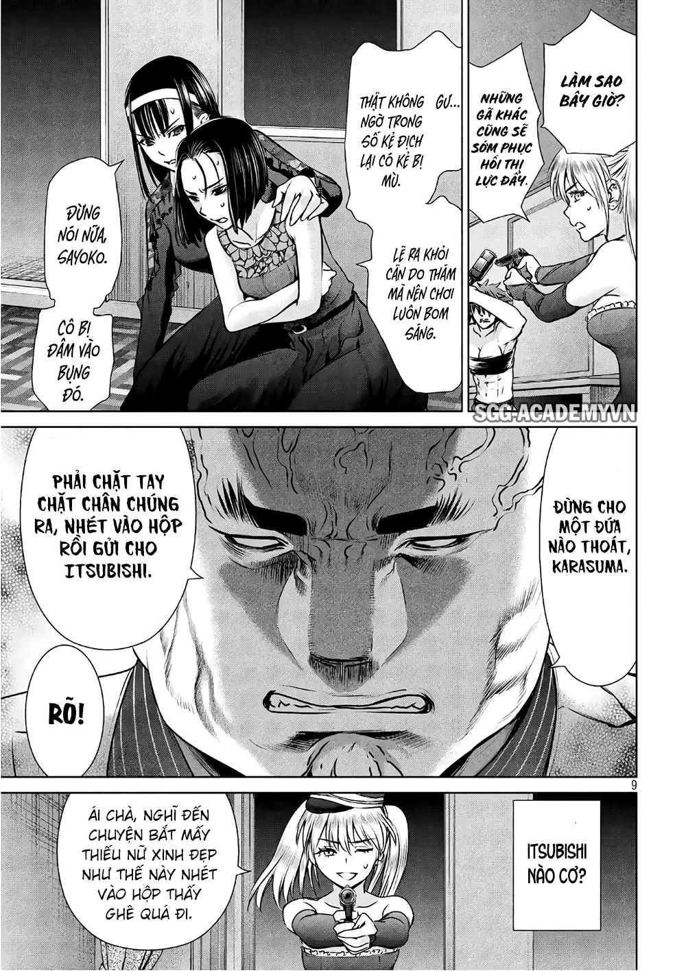HentaiVN.net - Ảnh 11 - Satanophany - Chap 63: Tam kiệt của bang Tendo