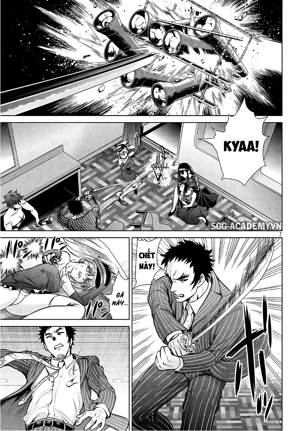 HentaiVN.net - Ảnh 9 - Satanophany - Chap 63: Tam kiệt của bang Tendo