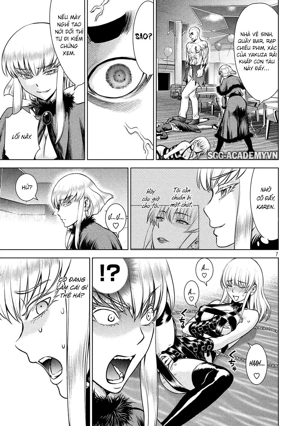 HentaiVN.net - Ảnh 9 - Satanophany - Chap 83: Ngũ đẳng đai đen