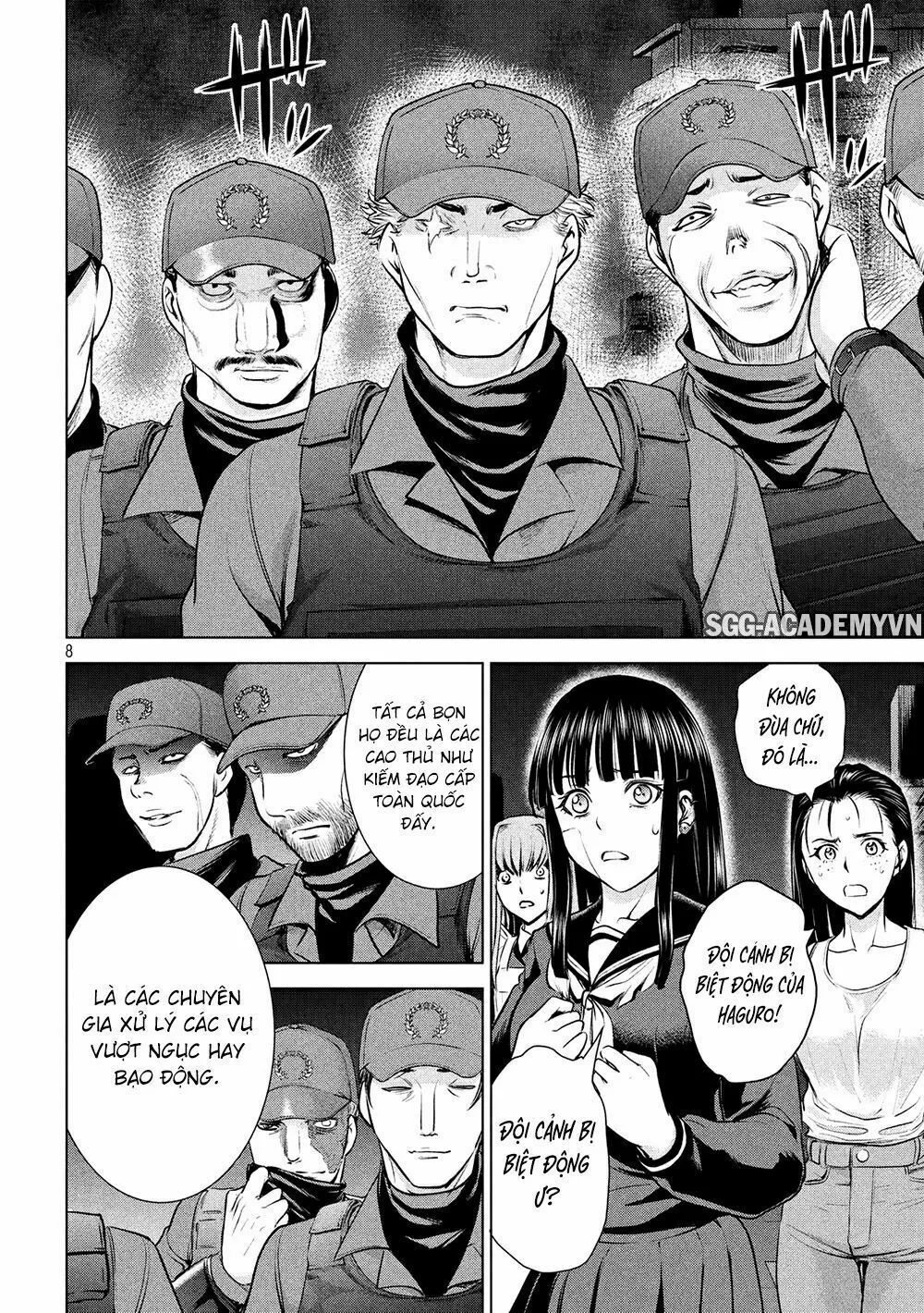 HentaiVN.net - Ảnh 10 - Satanophany - Chap 96: Đội cảnh bị biệt động Haguro