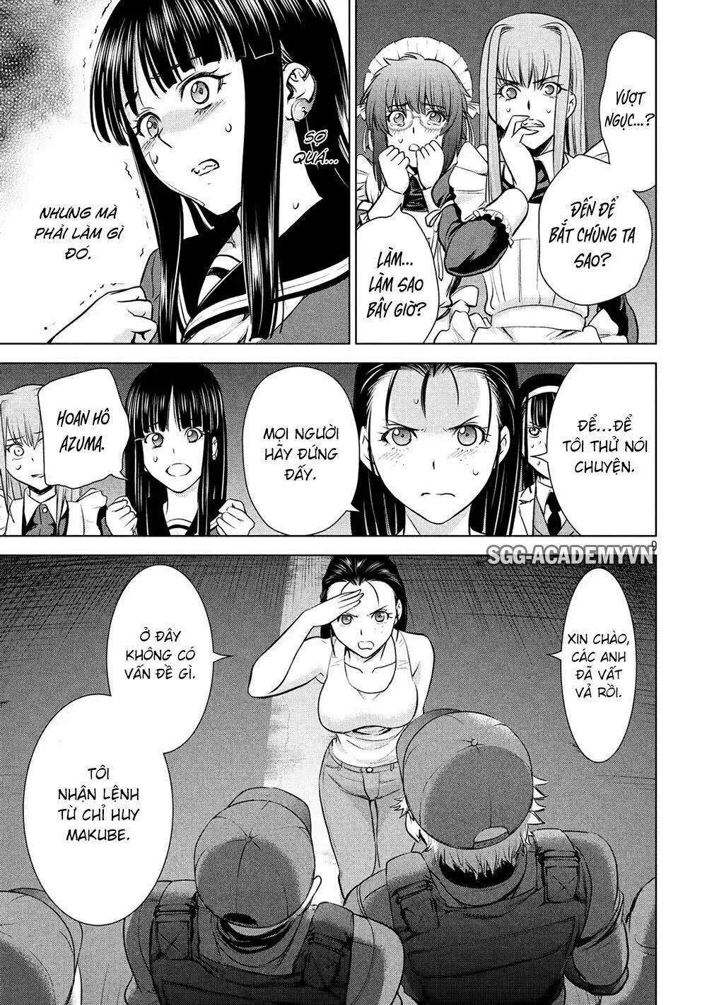 HentaiVN.net - Ảnh 11 - Satanophany - Chap 96: Đội cảnh bị biệt động Haguro