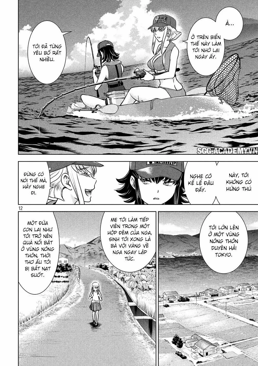 HentaiVN.net - Ảnh 13 - Satanophany - Chap 104: Câu cá trên thuyền Kayak