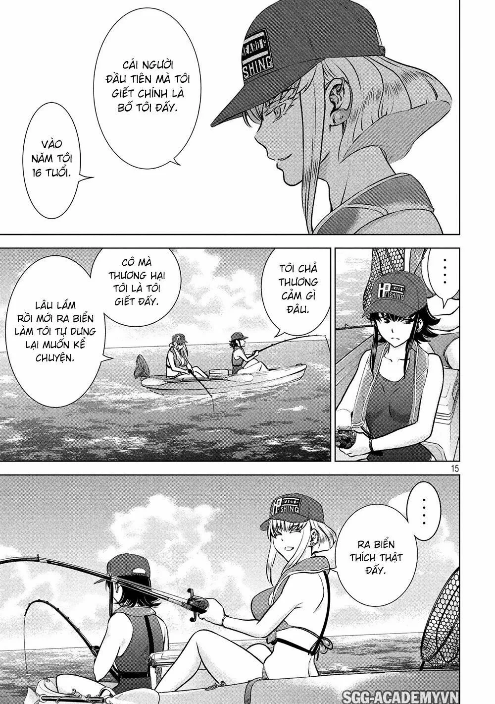 HentaiVN.net - Ảnh 16 - Satanophany - Chap 104: Câu cá trên thuyền Kayak