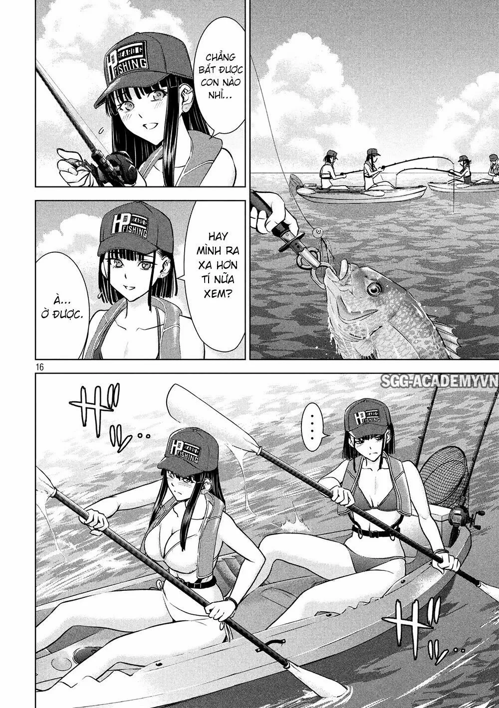 HentaiVN.net - Ảnh 17 - Satanophany - Chap 104: Câu cá trên thuyền Kayak
