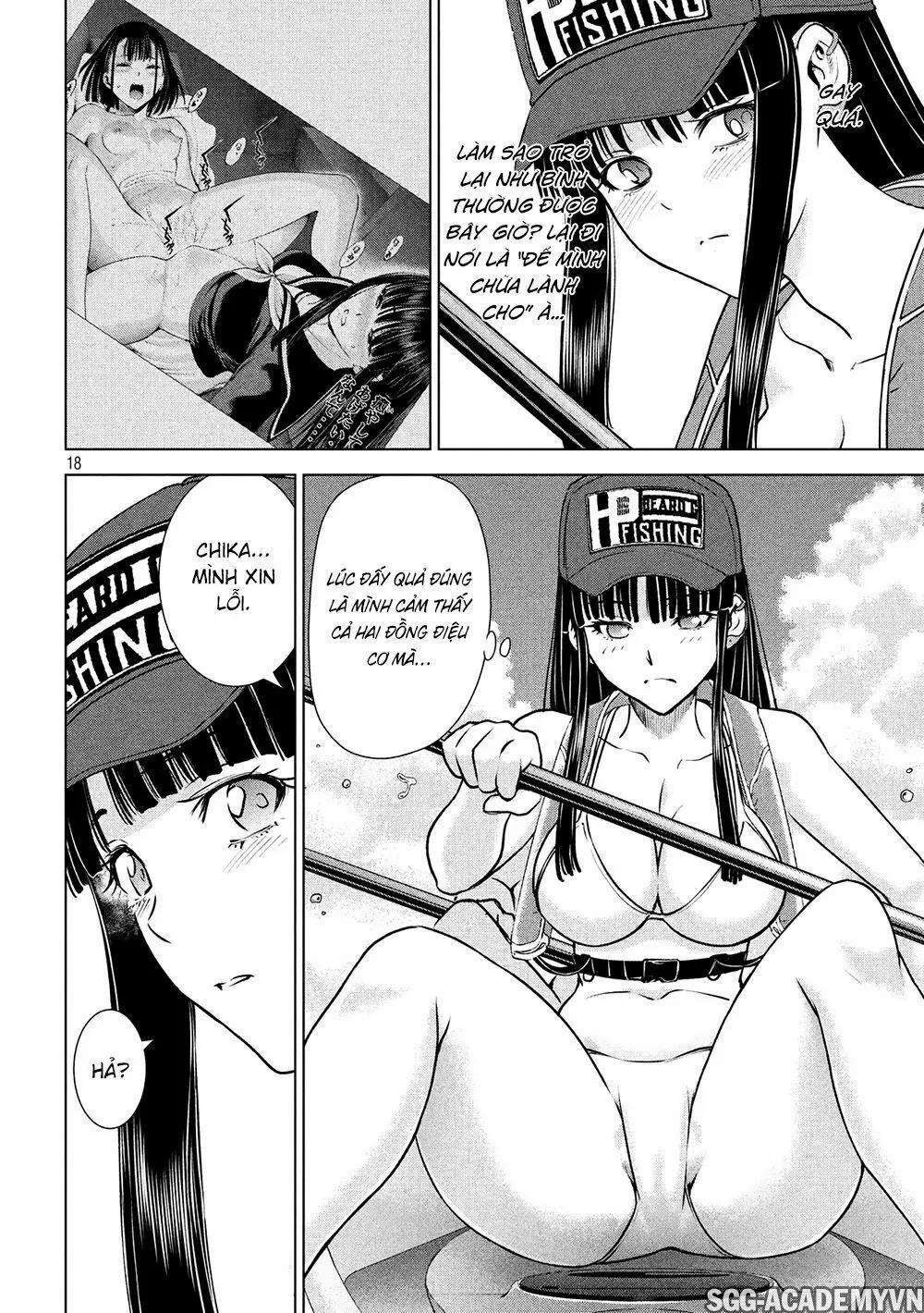 HentaiVN.net - Ảnh 19 - Satanophany - Chap 104: Câu cá trên thuyền Kayak