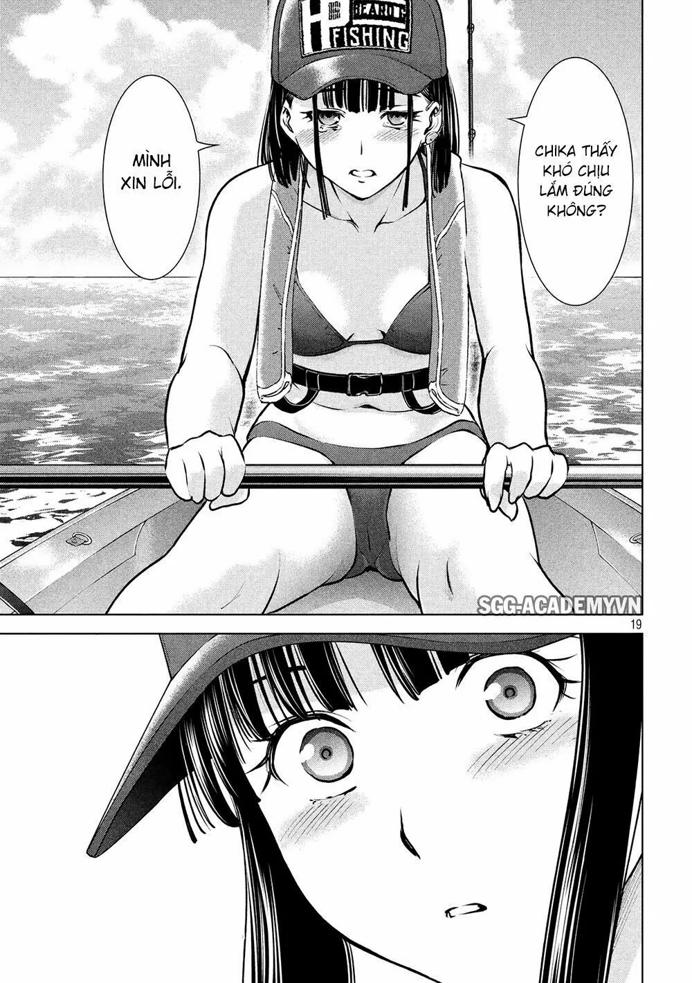 HentaiVN.net - Ảnh 20 - Satanophany - Chap 104: Câu cá trên thuyền Kayak