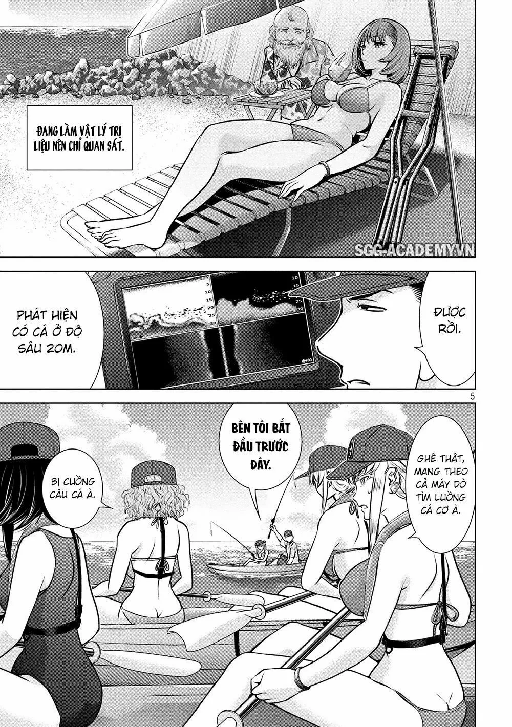 HentaiVN.net - Ảnh 6 - Satanophany - Chap 104: Câu cá trên thuyền Kayak