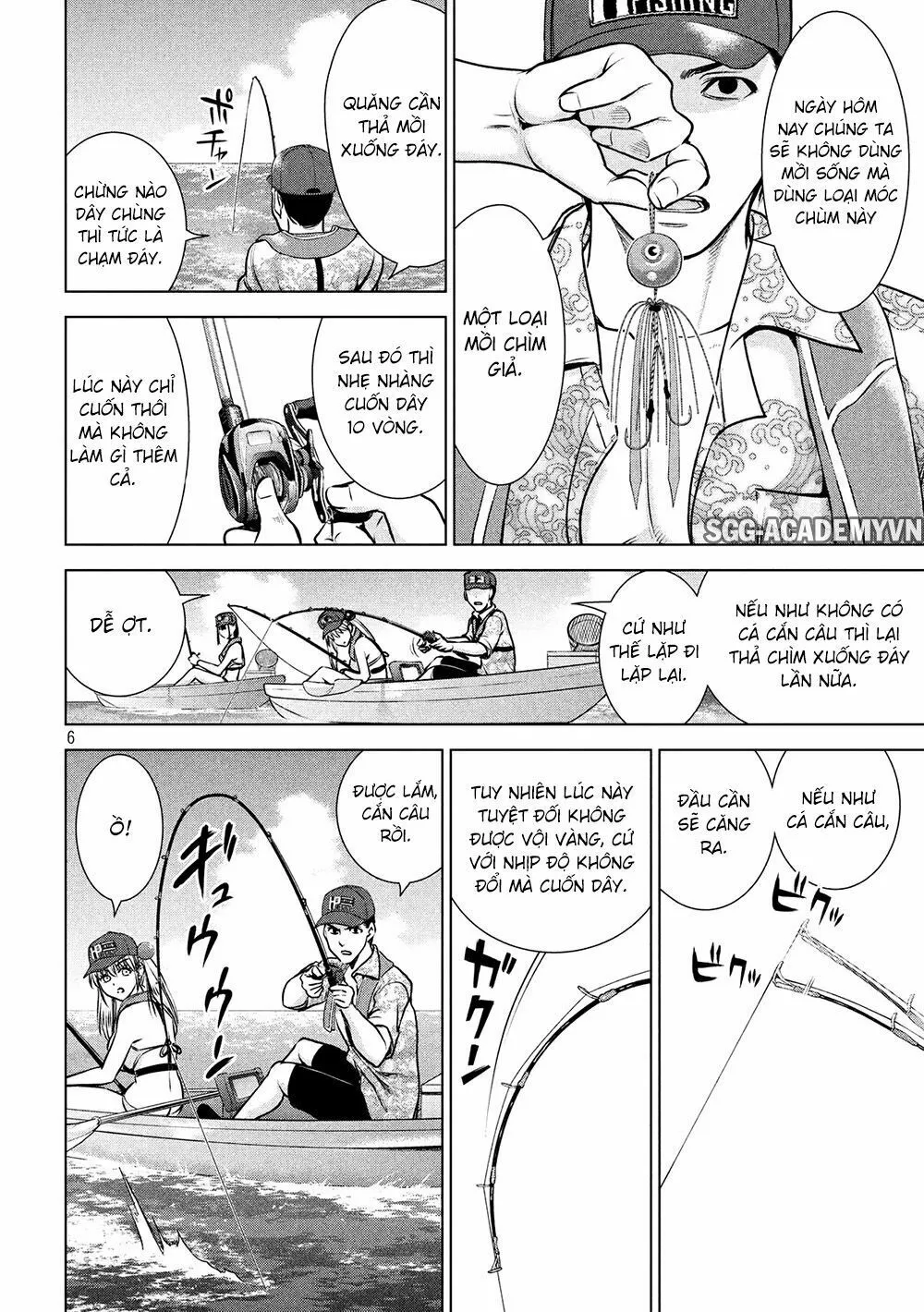 HentaiVN.net - Ảnh 7 - Satanophany - Chap 104: Câu cá trên thuyền Kayak