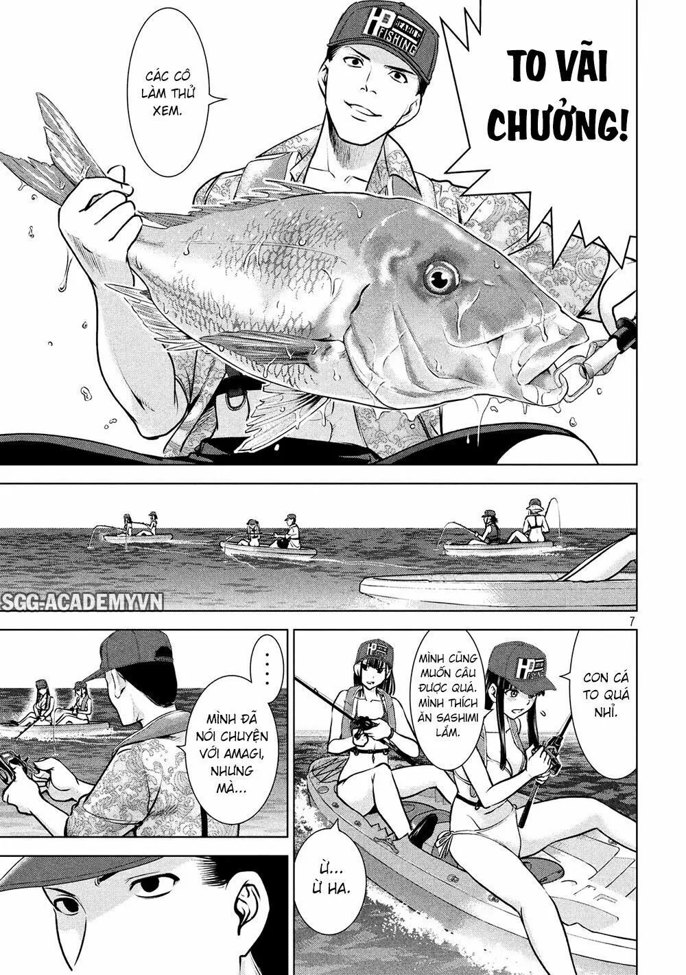 HentaiVN.net - Ảnh 8 - Satanophany - Chap 104: Câu cá trên thuyền Kayak