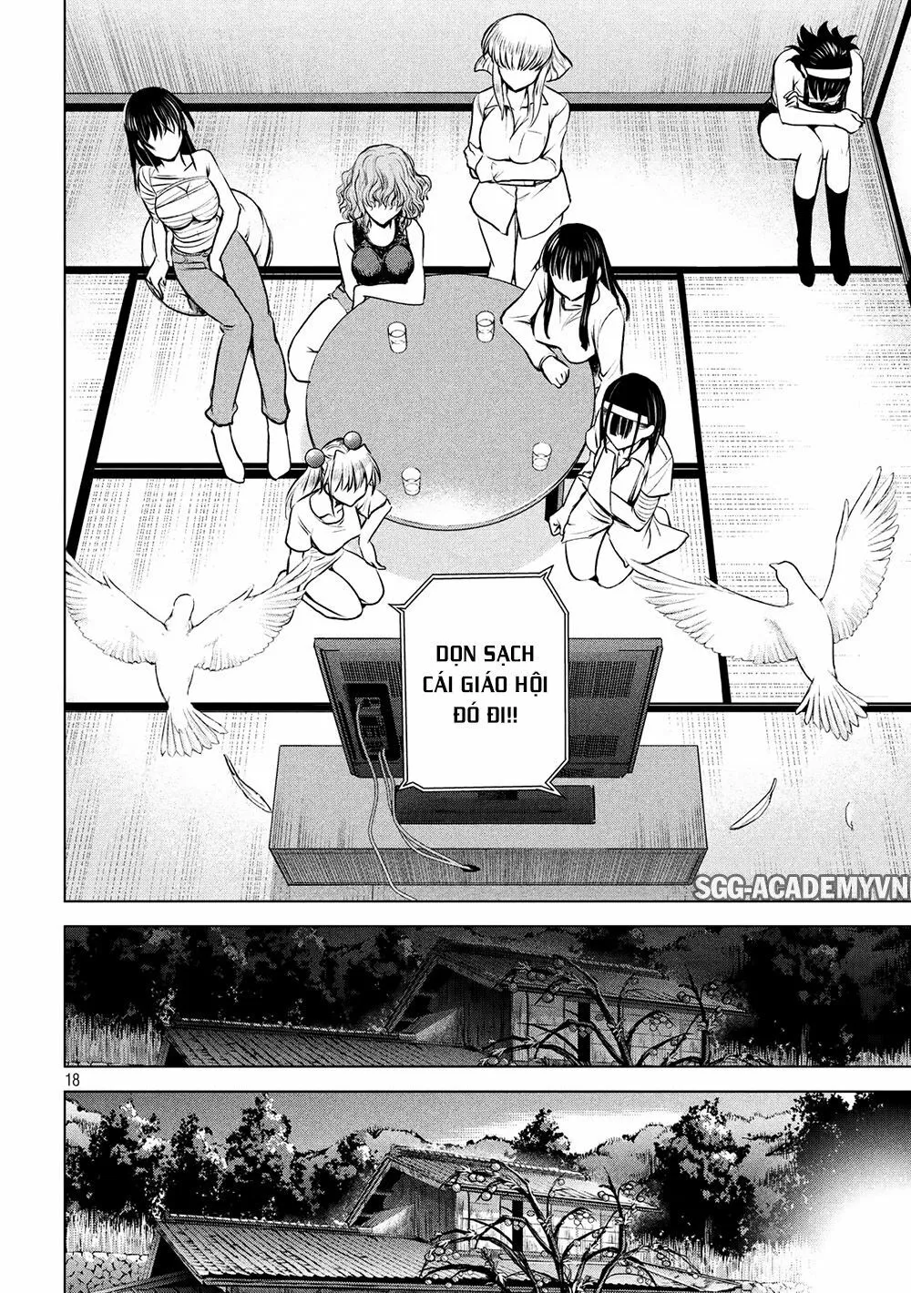 HentaiVN.net - Ảnh 20 - Satanophany - Chap 128: Bản doanh của giáo hội chân thánh