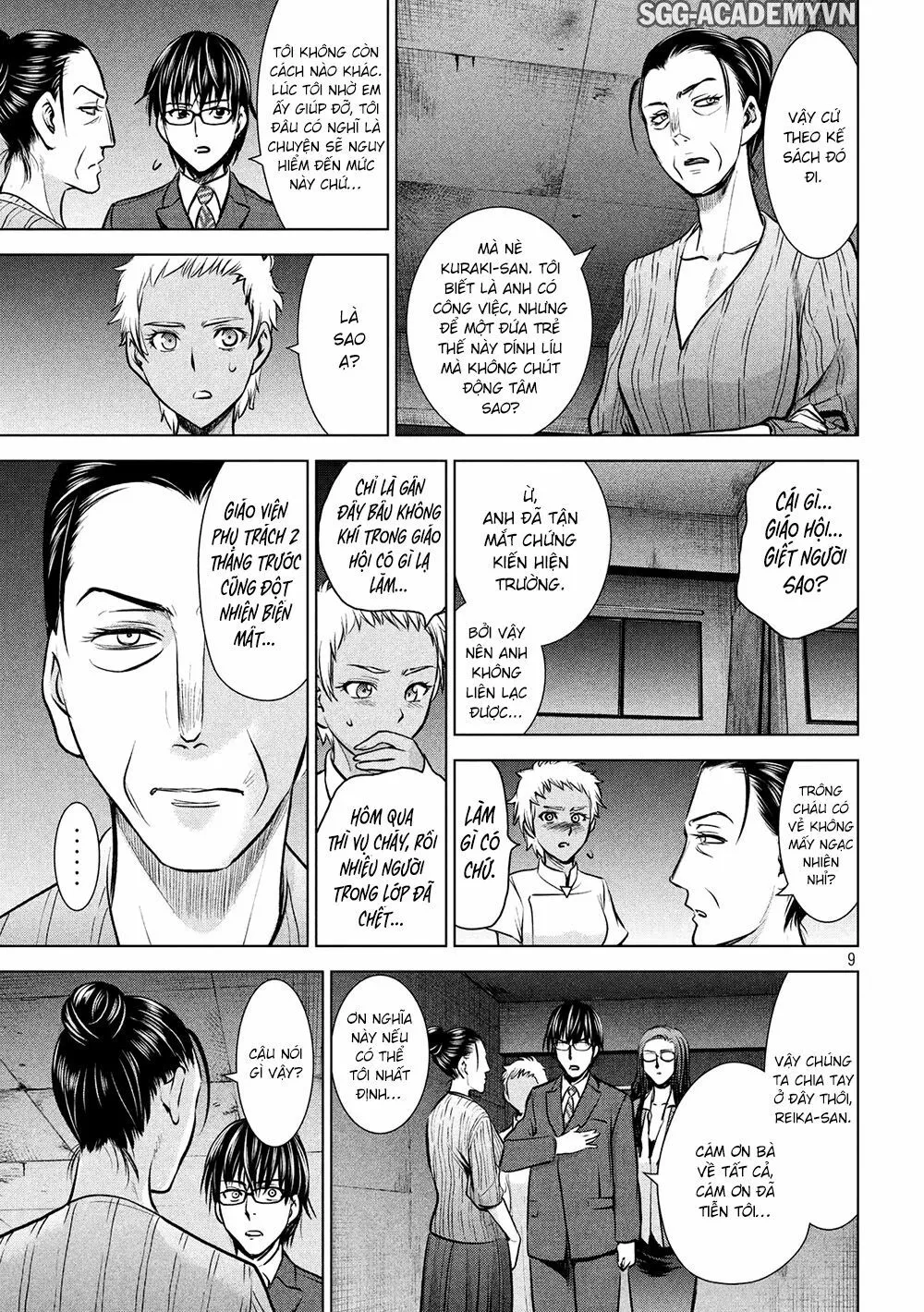 HentaiVN.net - Ảnh 11 - Satanophany - Chap 139: Card key