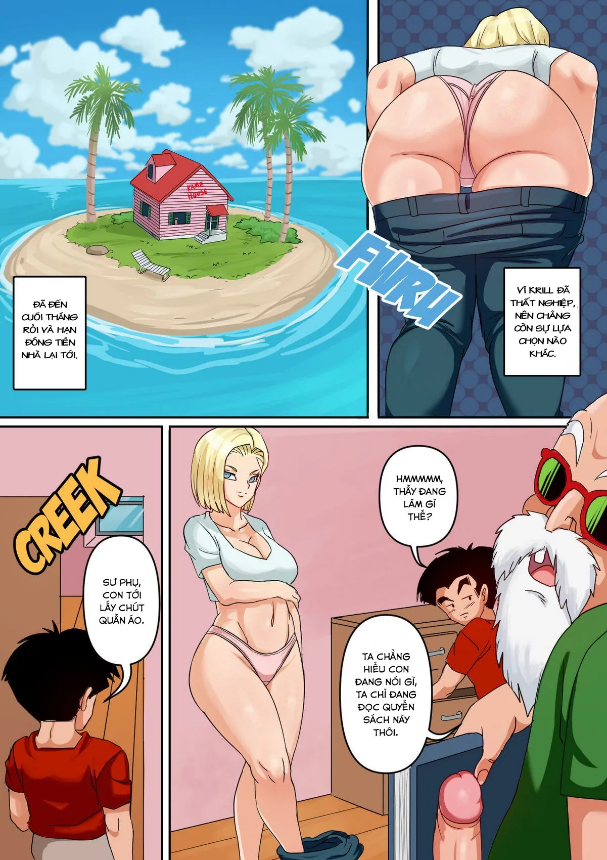 HentaiVN.net - Ảnh 3 - Android 18 & Gohan - Chap 1.1