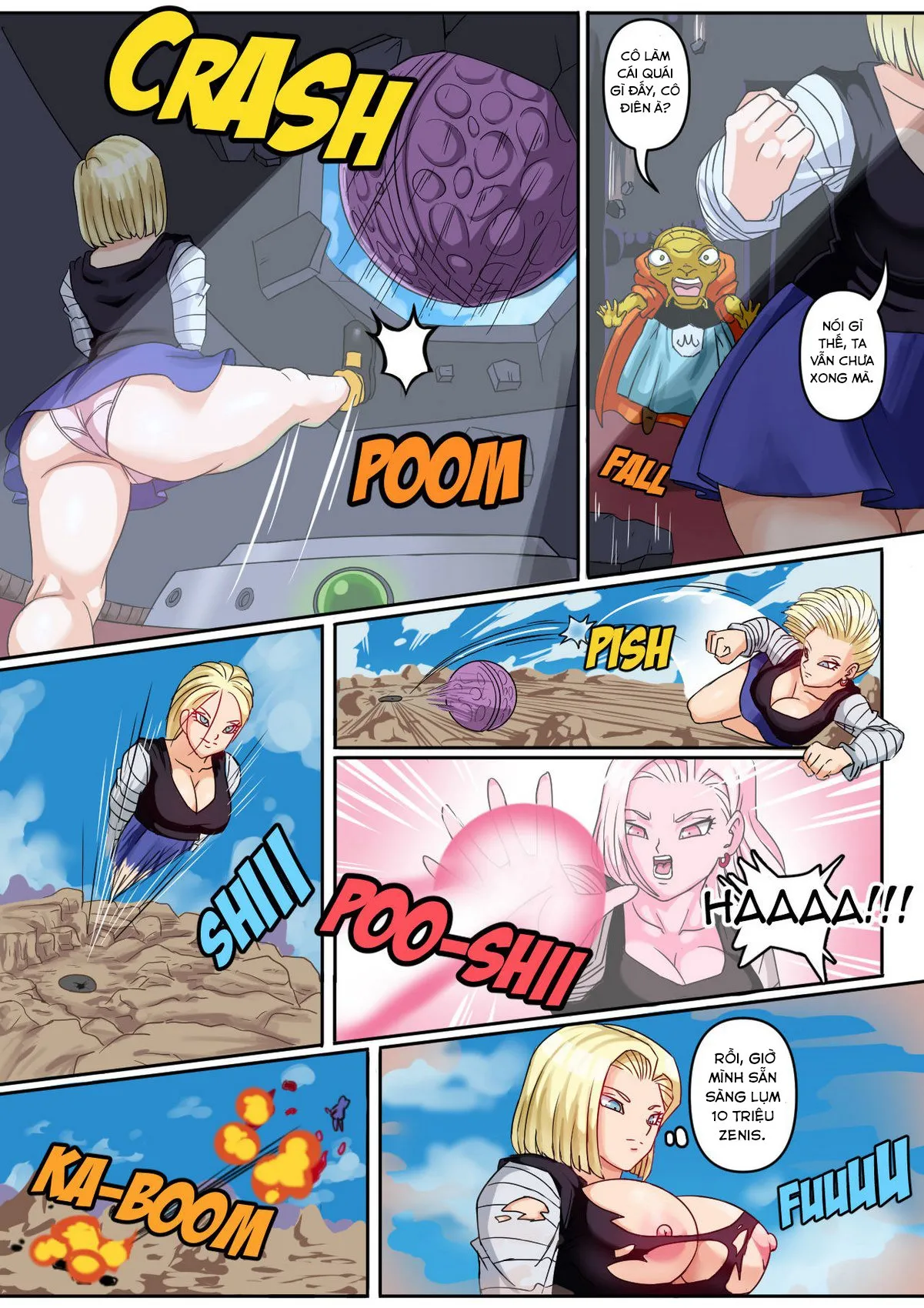 HentaiVN.net - Ảnh 12 - Android 18 & Gohan - Chap 1.2