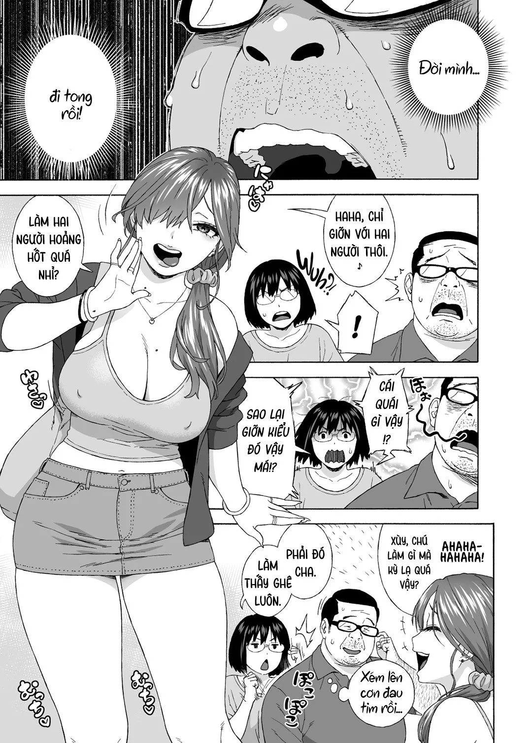 HentaiVN.net - Ảnh 7 - Bạn con gái quyến rũ tôi [Musume No Tomodachi Ga Yuuwaku Suru; My Daughter's Friend Is Seducing Me] - Chap 2