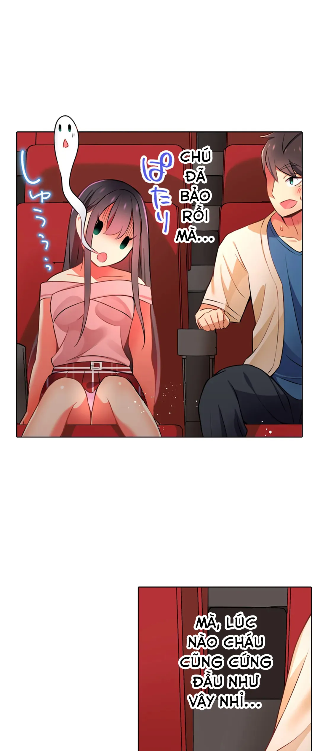 HentaiVN.net - Ảnh 10 - Chơi cháu gái tại bữa tiệc đồ ngủ! - Chap 23: Đi xem phimmm