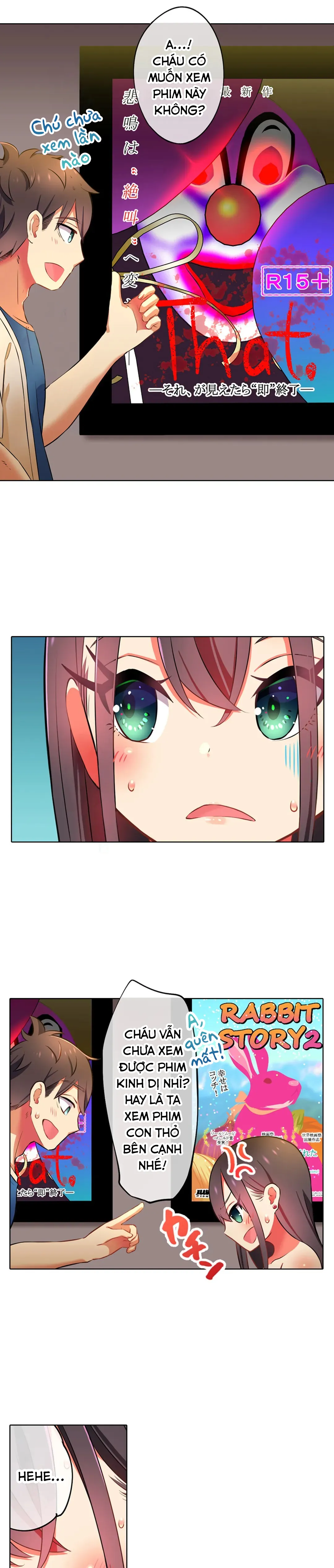 HentaiVN.net - Ảnh 4 - Chơi cháu gái tại bữa tiệc đồ ngủ! - Chap 23: Đi xem phimmm
