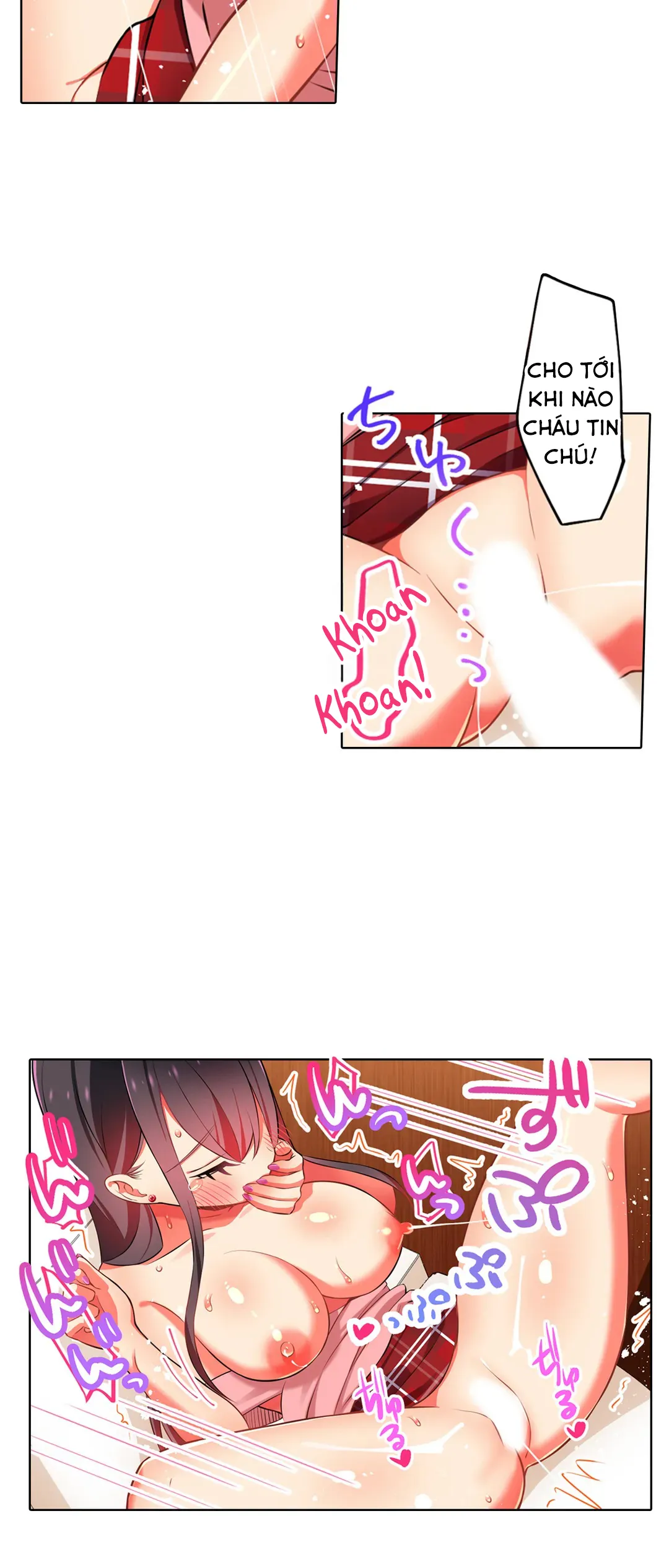 HentaiVN.net - Ảnh 14 - Chơi cháu gái tại bữa tiệc đồ ngủ! - Chap 24: Chơi cháu gái trong... nhà vệ sinh?!