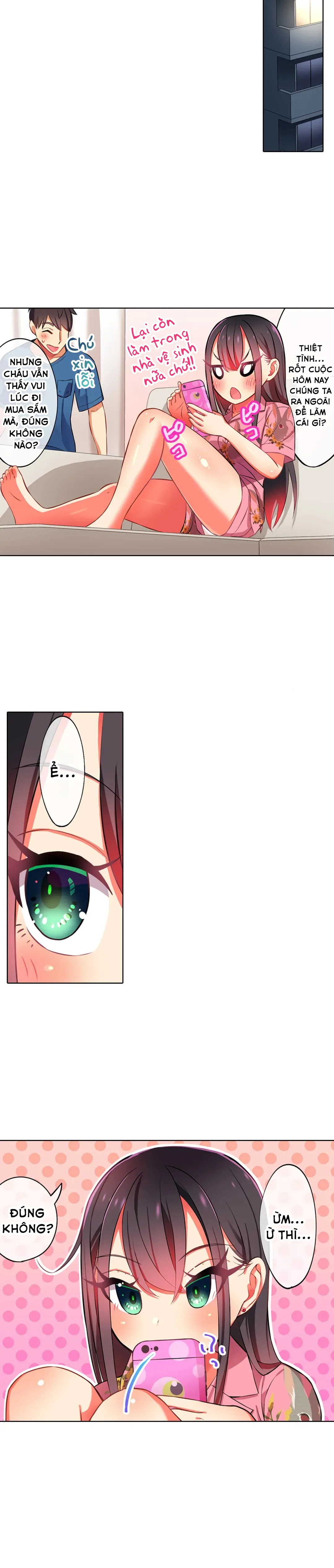 HentaiVN.net - Ảnh 21 - Chơi cháu gái tại bữa tiệc đồ ngủ! - Chap 24: Chơi cháu gái trong... nhà vệ sinh?!