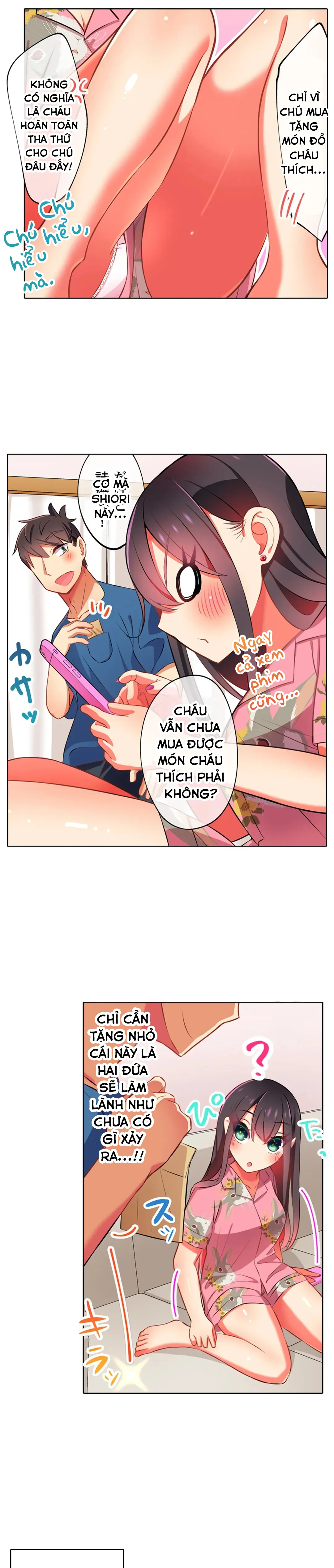 HentaiVN.net - Ảnh 22 - Chơi cháu gái tại bữa tiệc đồ ngủ! - Chap 24: Chơi cháu gái trong... nhà vệ sinh?!