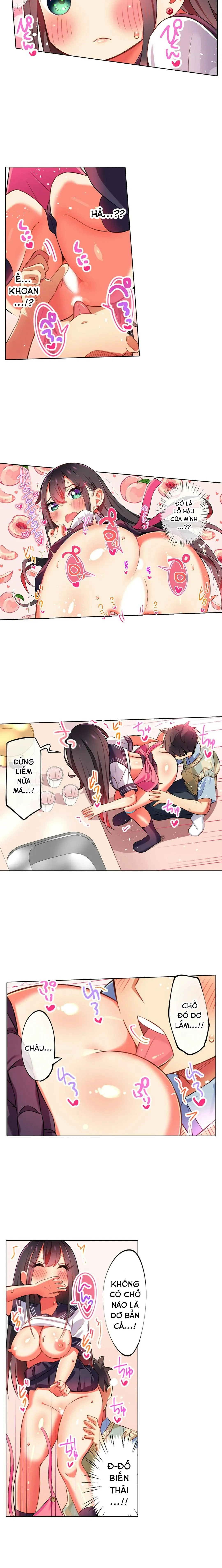 HentaiVN.net - Ảnh 15 - Chơi cháu gái tại bữa tiệc đồ ngủ! - Chap 26: Chơi cháu gái trong... bếp