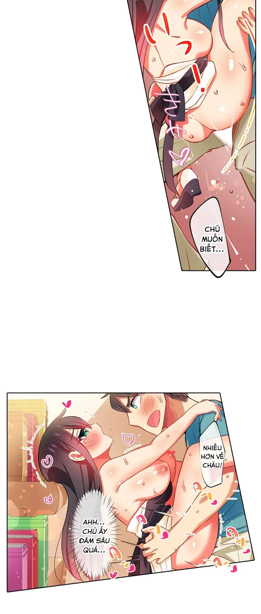 HentaiVN.net - Ảnh 12 - Chơi cháu gái tại bữa tiệc đồ ngủ! - Chap 30: ...Thư viện?!
