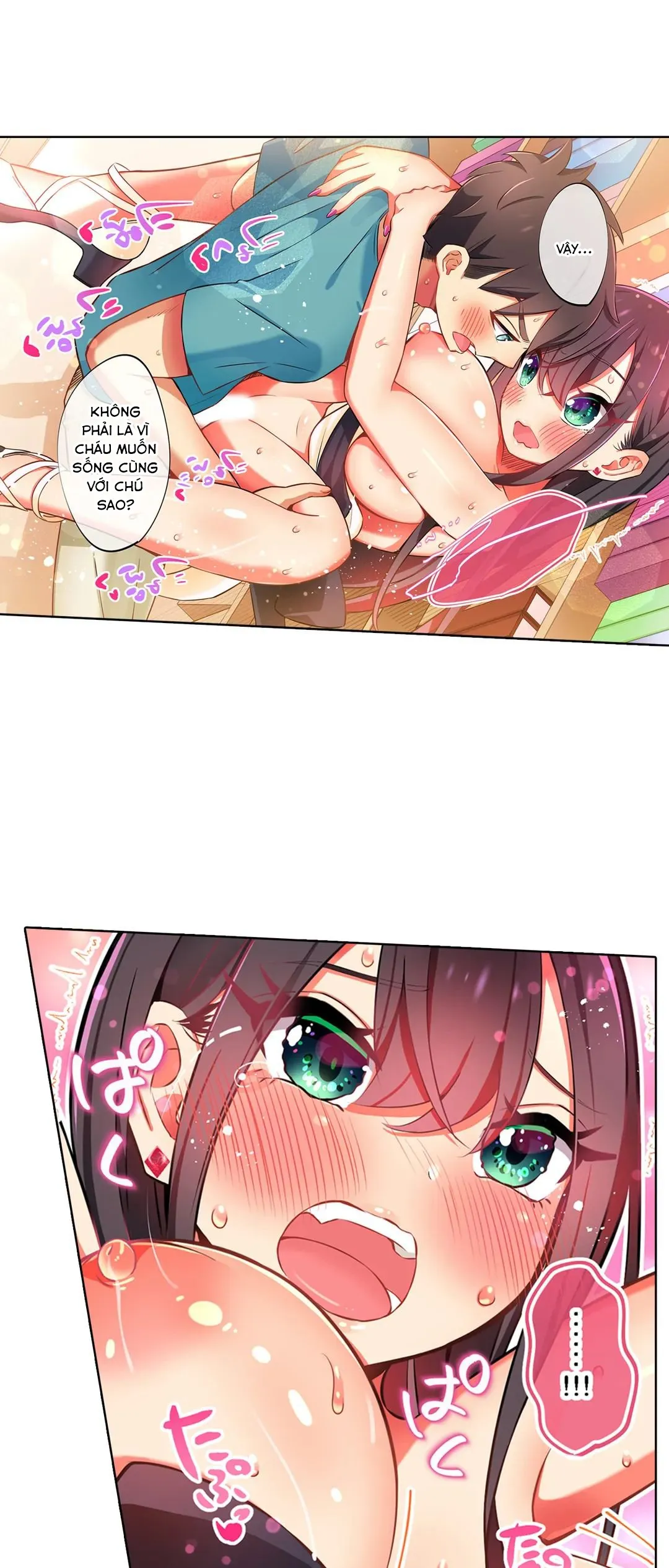 HentaiVN.net - Ảnh 14 - Chơi cháu gái tại bữa tiệc đồ ngủ! - Chap 30: ...Thư viện?!