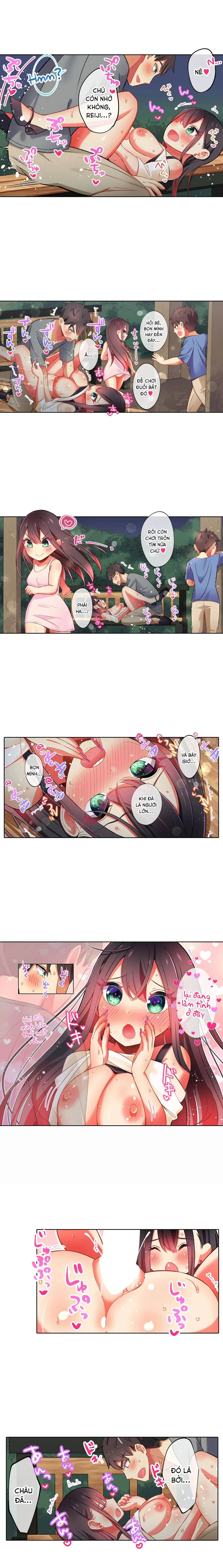 HentaiVN.net - Ảnh 14 - Chơi cháu gái tại bữa tiệc đồ ngủ! - Chap 36: Chơi cháu gái tại công viên