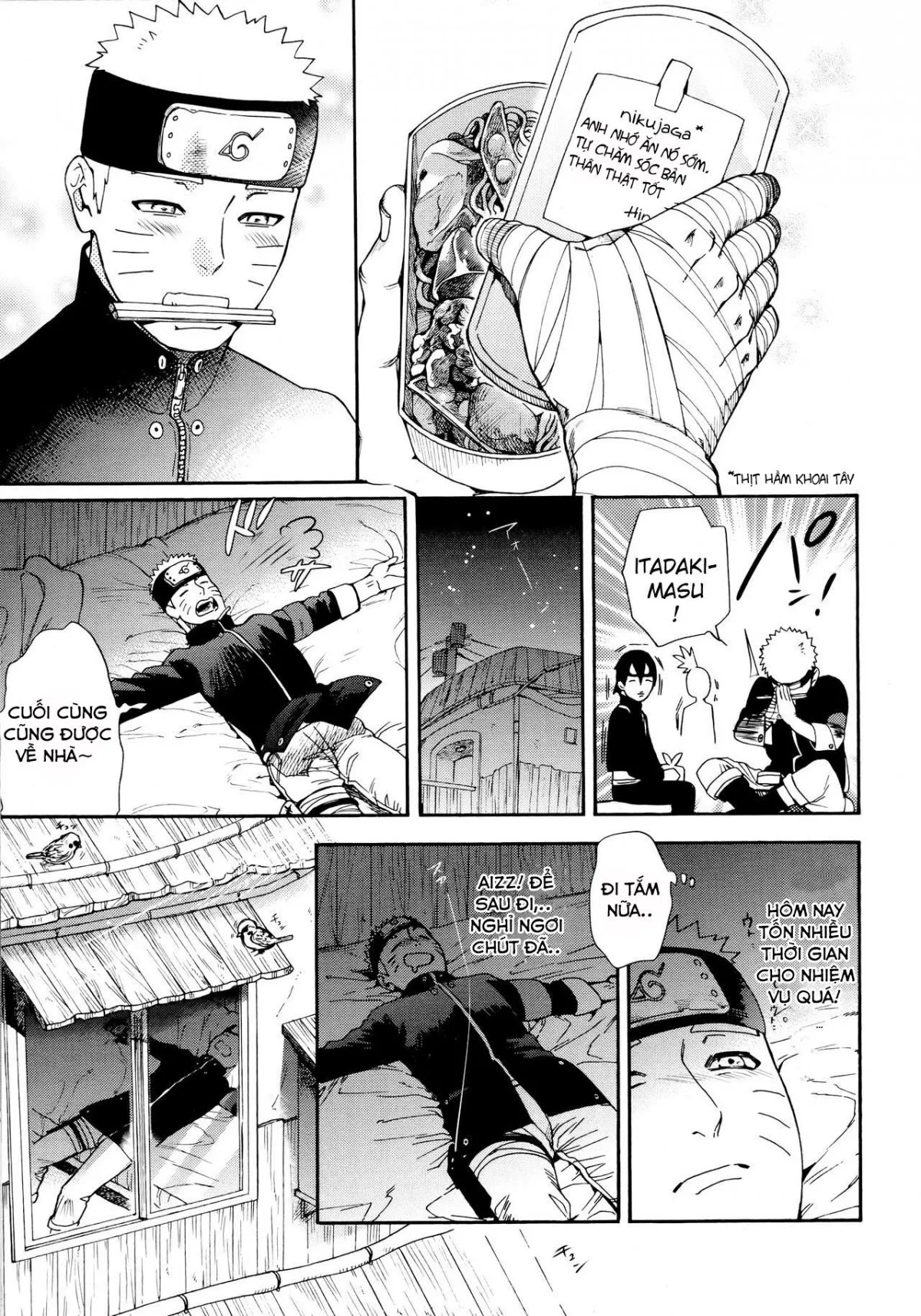 HentaiVN.net - Ảnh 13 - Đừng cố gồng mình nữa, hãy ôm em đi!(Naruto) [Tsuyo Gari, Dakishimete (Naruto)] - Oneshot
