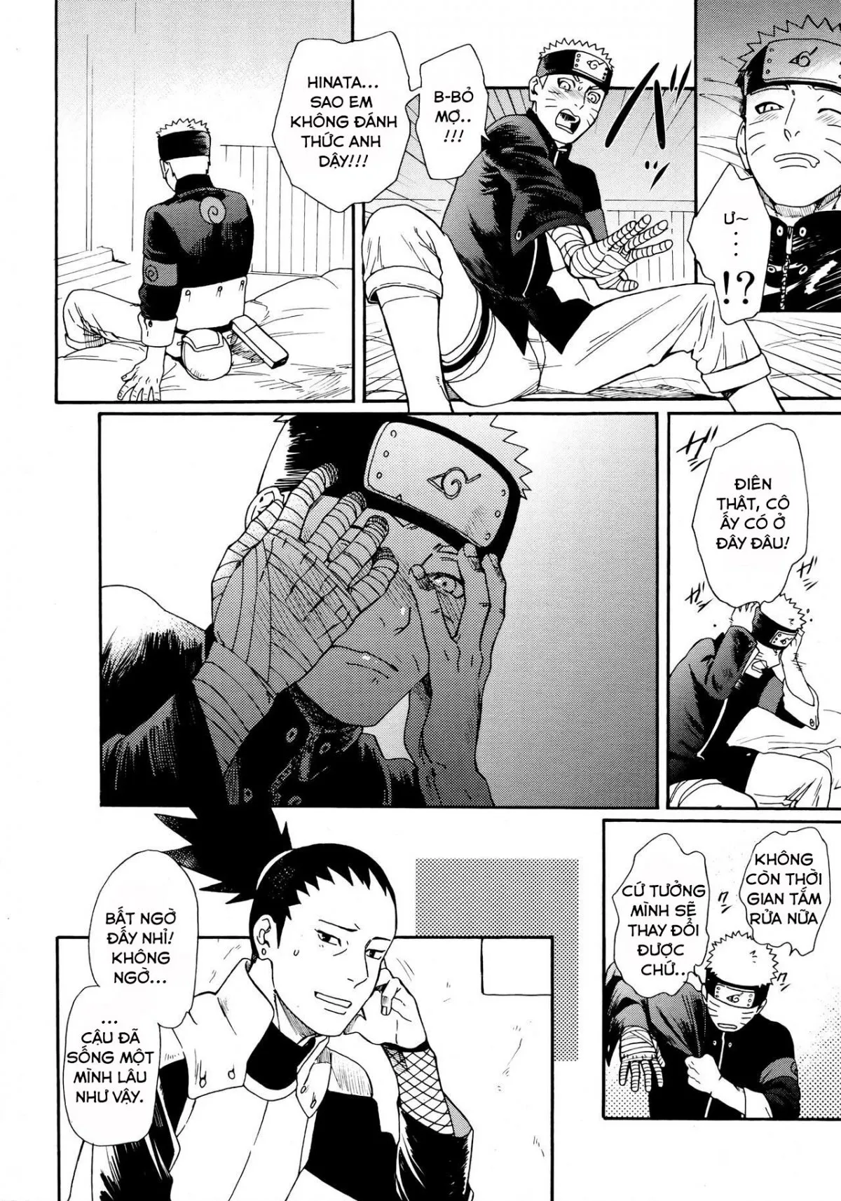 HentaiVN.net - Ảnh 14 - Đừng cố gồng mình nữa, hãy ôm em đi!(Naruto) [Tsuyo Gari, Dakishimete (Naruto)] - Oneshot