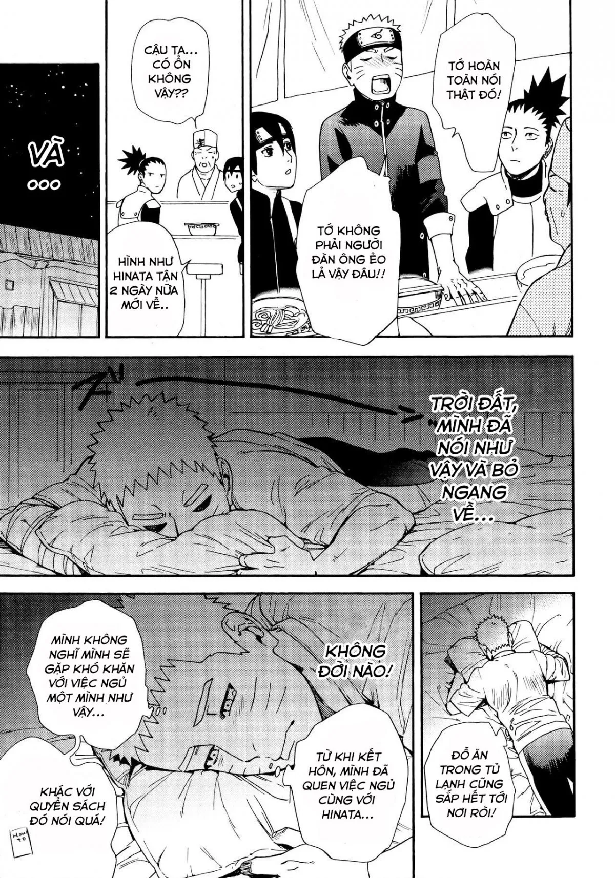 HentaiVN.net - Ảnh 17 - Đừng cố gồng mình nữa, hãy ôm em đi!(Naruto) [Tsuyo Gari, Dakishimete (Naruto)] - Oneshot