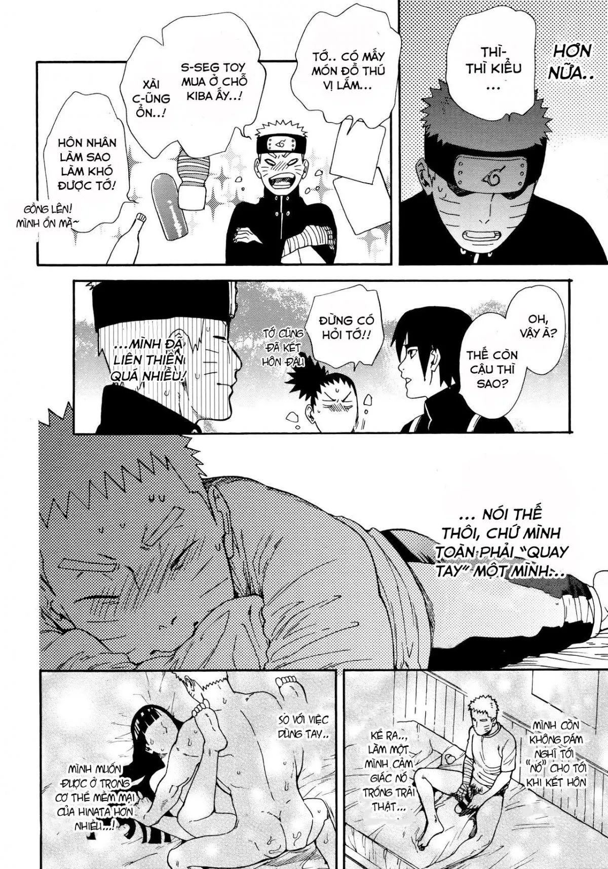 HentaiVN.net - Ảnh 18 - Đừng cố gồng mình nữa, hãy ôm em đi!(Naruto) [Tsuyo Gari, Dakishimete (Naruto)] - Oneshot