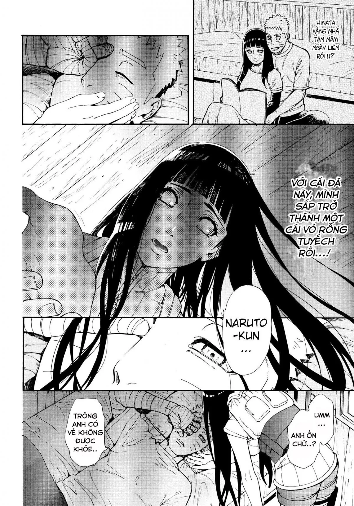 HentaiVN.net - Ảnh 20 - Đừng cố gồng mình nữa, hãy ôm em đi!(Naruto) [Tsuyo Gari, Dakishimete (Naruto)] - Oneshot