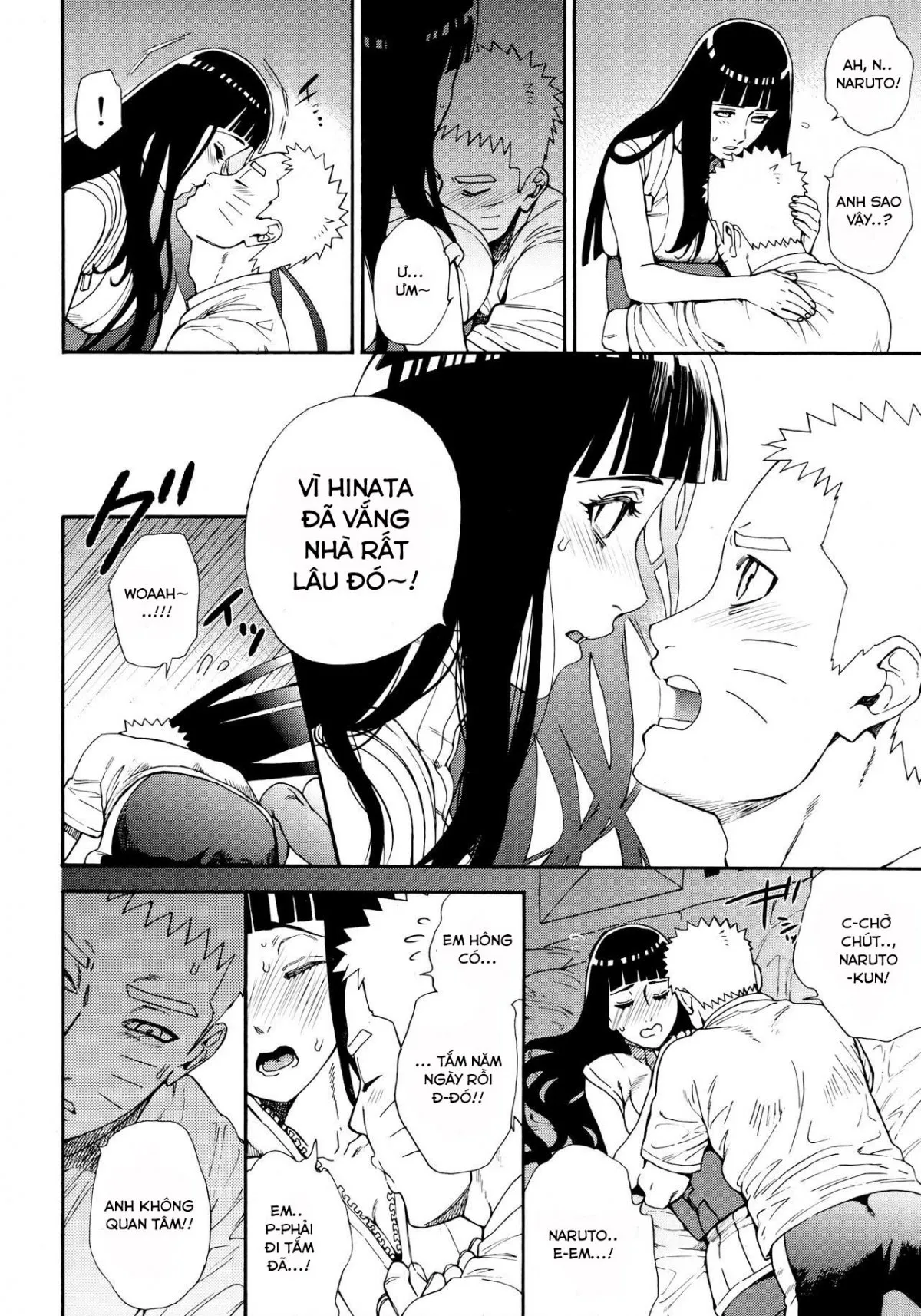 HentaiVN.net - Ảnh 22 - Đừng cố gồng mình nữa, hãy ôm em đi!(Naruto) [Tsuyo Gari, Dakishimete (Naruto)] - Oneshot