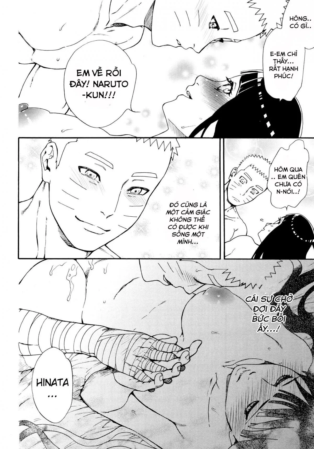 HentaiVN.net - Ảnh 38 - Đừng cố gồng mình nữa, hãy ôm em đi!(Naruto) [Tsuyo Gari, Dakishimete (Naruto)] - Oneshot