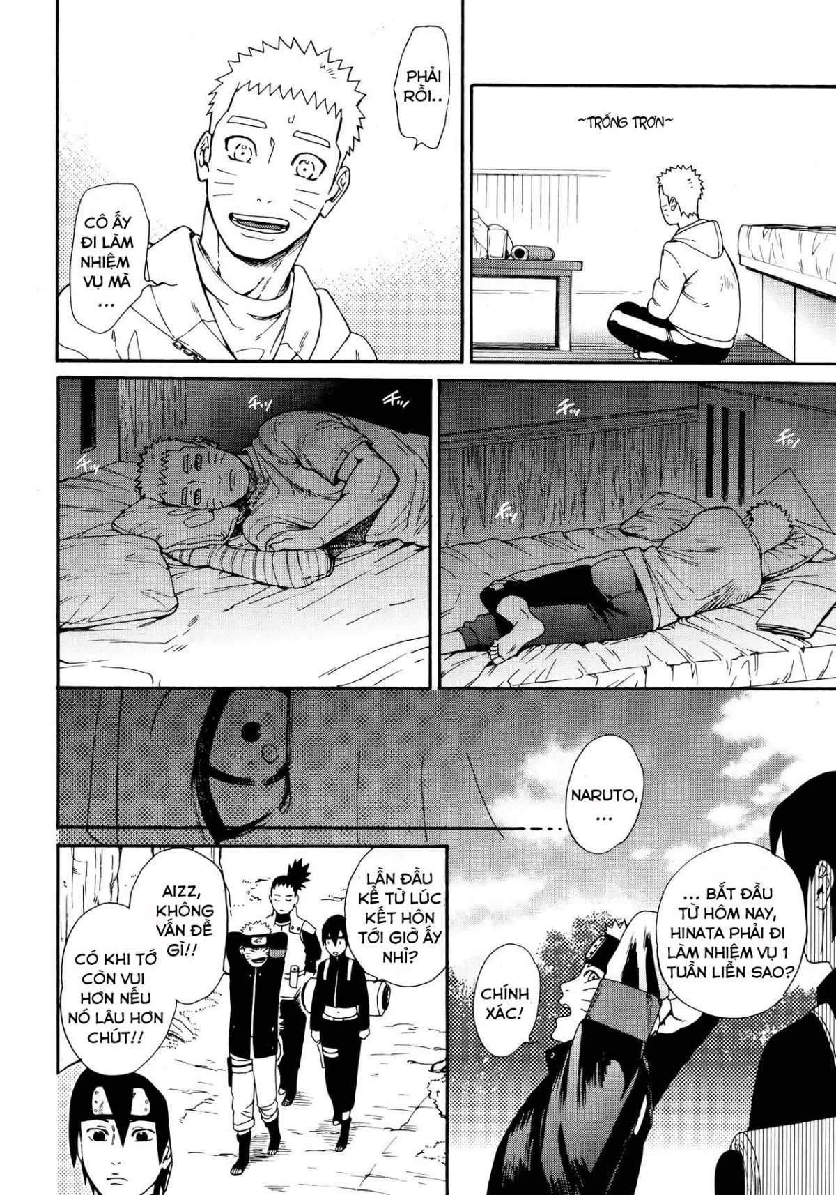 HentaiVN.net - Ảnh 8 - Đừng cố gồng mình nữa, hãy ôm em đi!(Naruto) [Tsuyo Gari, Dakishimete (Naruto)] - Oneshot